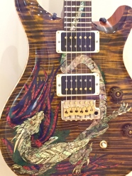 A work of art even when it's silent, this was created by Paul Reed Smith Guitars, whose studio is on Maryland's Eastern Shore.